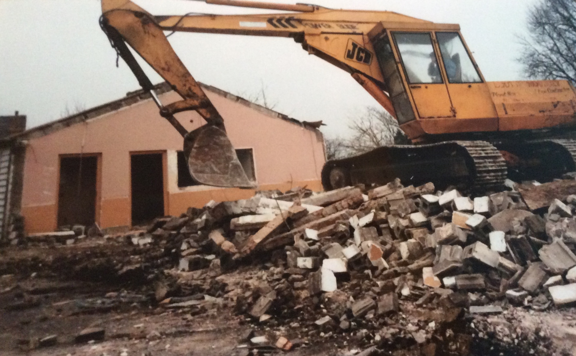 Old Hall Comes Down